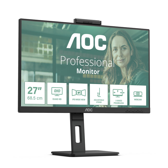 EAN 4038986180764 - AOC Q27P3QW pantalla para PC 68,6 cm (27") 2560 x 1440 Pixeles Quad HD Negro imagen 17