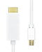 EAN 5714590105407 - ProXtend MDP1.2-HDMI-003W adaptador de cable de vídeo 3 m Mini DisplayPort Blanco imagen 1