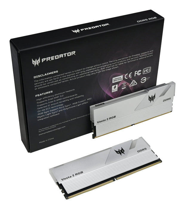 EAN 6955914619593 - Predator VESTA2-64GB-6000-2R8-V4 módulo de memoria 2 x 32 GB DDR5 6000 MT/s imagen 11