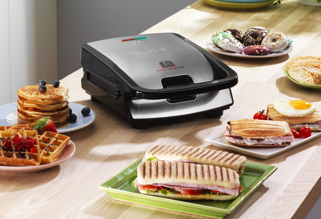 EAN 3045386363643 - Tefal Snack Collection SW852D sandwichera 700 W Negro, Acero inoxidable imagen 11