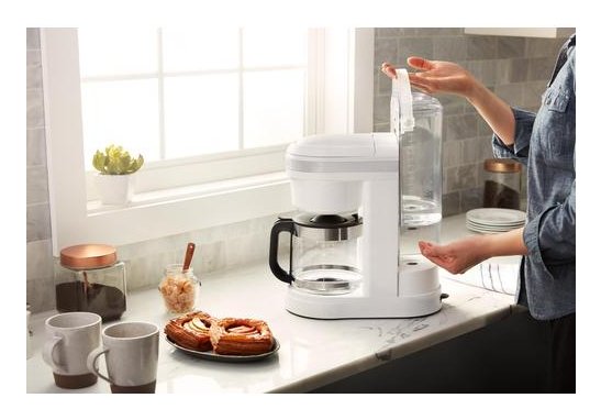 EAN 5413184908119 - KitchenAid 5KCM1208EWH Semi-automática Cafetera de filtro 1,7 L imagen 4