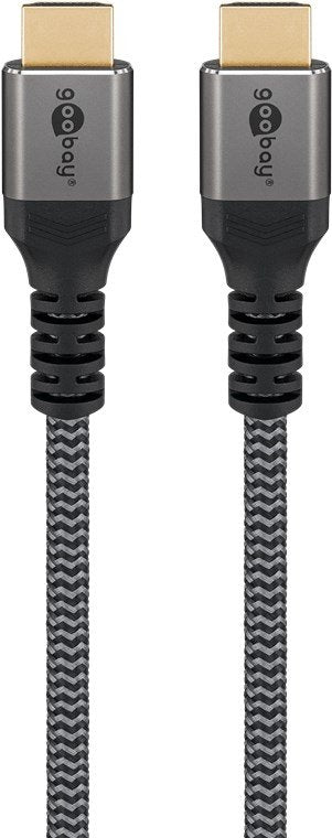 EAN 4040849652615 - Goobay 65261 cable HDMI 2 m HDMI tipo A (Estándar) Negro, Plata imagen 2