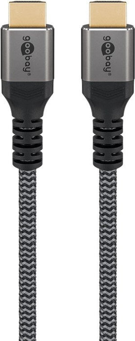 EAN 4040849652608 - Goobay 65260 cable HDMI 1 m HDMI tipo A (Estándar) Negro, Plata imagen 2