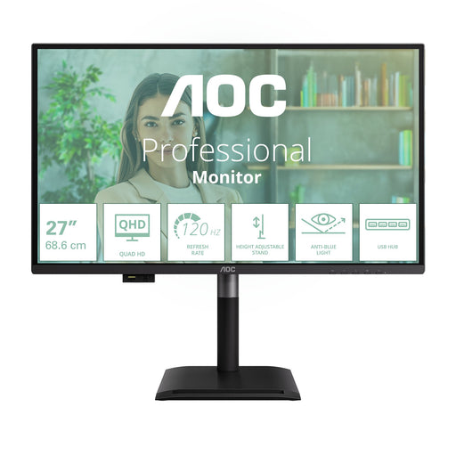 EAN 4038986182881 - AOC Q27P4U pantalla para PC 68,6 cm (27") 2560 x 1440 Pixeles Wide Quad HD Negro imagen 2