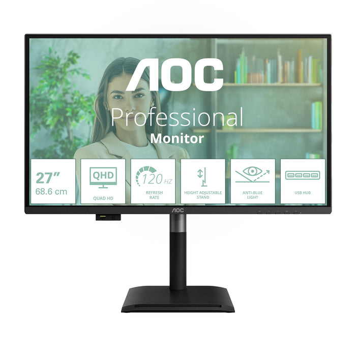 EAN 4038986182881 - AOC Q27P4U pantalla para PC 68,6 cm (27") 2560 x 1440 Pixeles Wide Quad HD Negro imagen 2