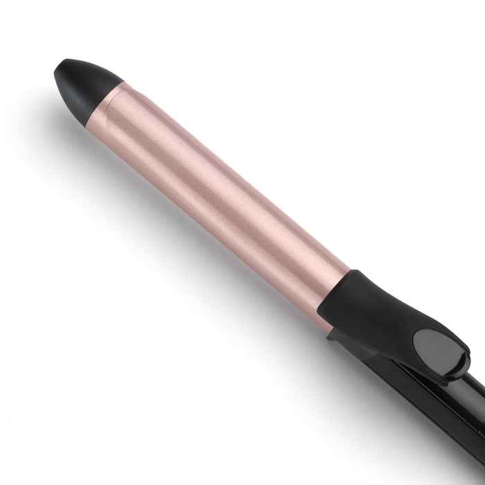 EAN 3030050153644 - BaByliss 25mm Curling Tong Rizador de pelo Caliente Negro, Oro rosado 2,5 m imagen 8