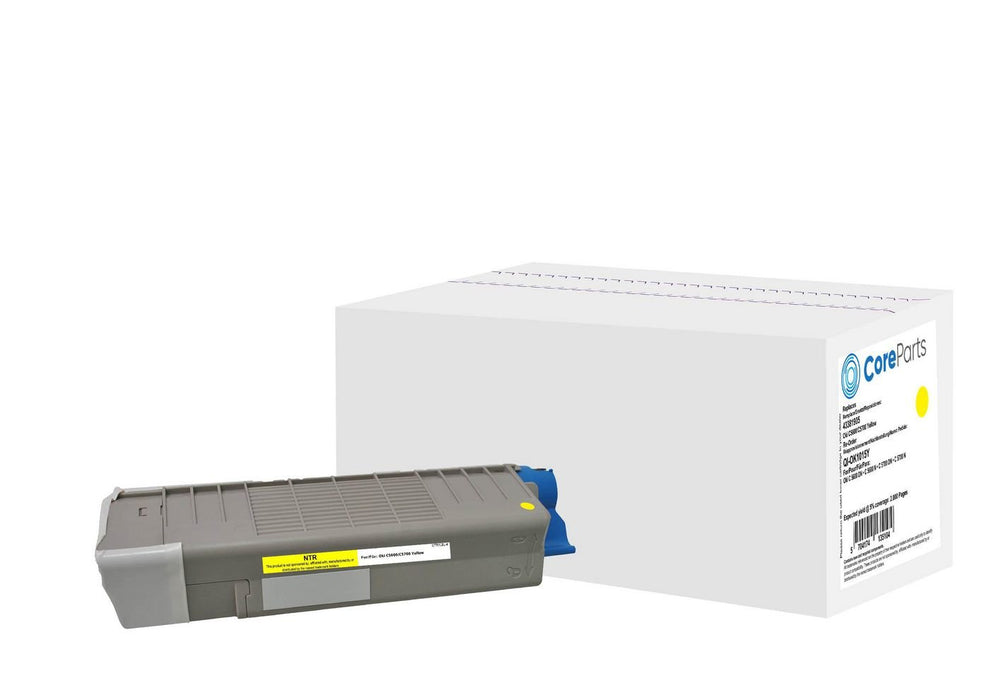 EAN 5704174135104 - CoreParts QI-OK1015Y cartucho de tóner 1 pieza(s) Compatible Amarillo imagen 1