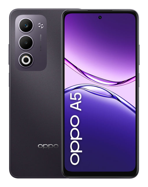 EAN 6932169372503 - OPPO A5 16,9 cm (6.67") SIM doble Android 15 4G USB Tipo C 4 GB 128 GB 6000 mAh Púrpura imagen 1