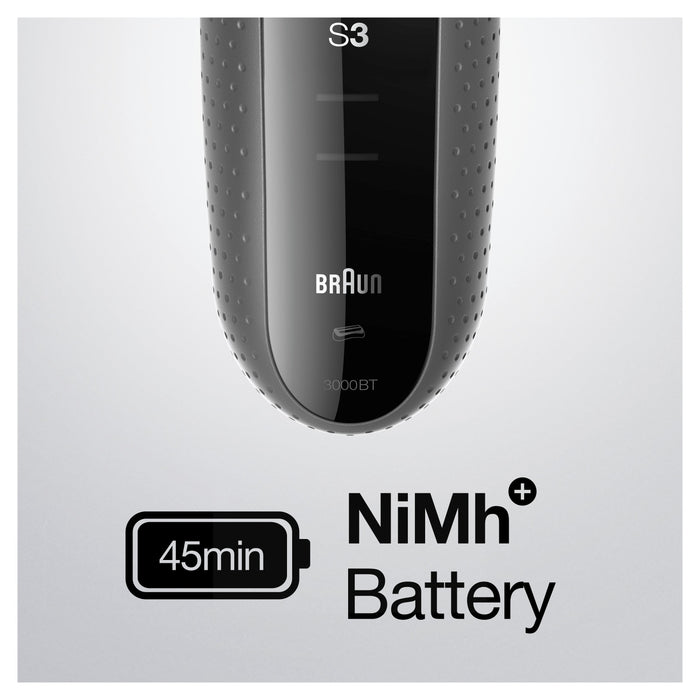 EAN 8006540835265 - Braun Series 3 3000BT Máquina de afeitar de láminas Recortadora Gris imagen 4