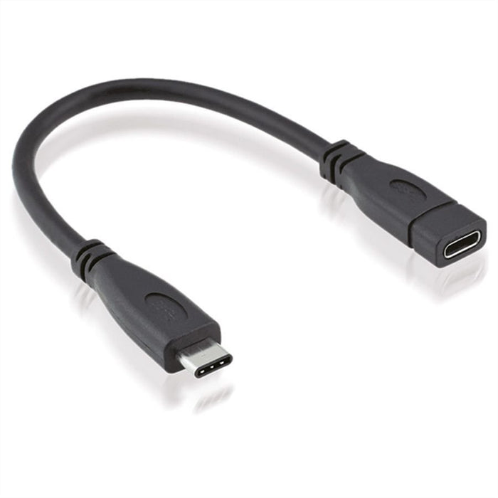 EAN 7611990151455 - ROLINE 11.02.9015 cable USB USB 3.2 Gen 2 (3.1 Gen 2) 0,15 m USB C Negro imagen 1