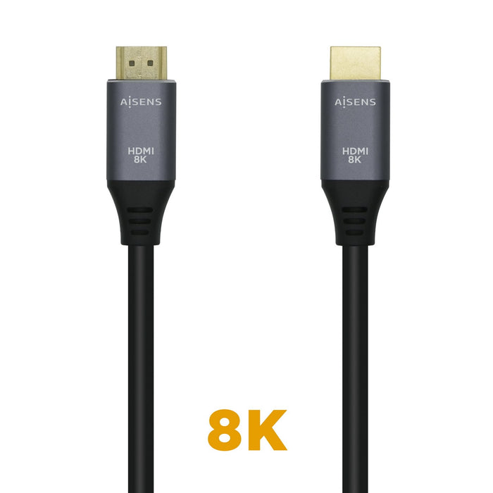 EAN 8436574704655 - AISENS A150-0429 cable HDMI 3 m HDMI tipo A (Estándar) Negro, Gris imagen 2