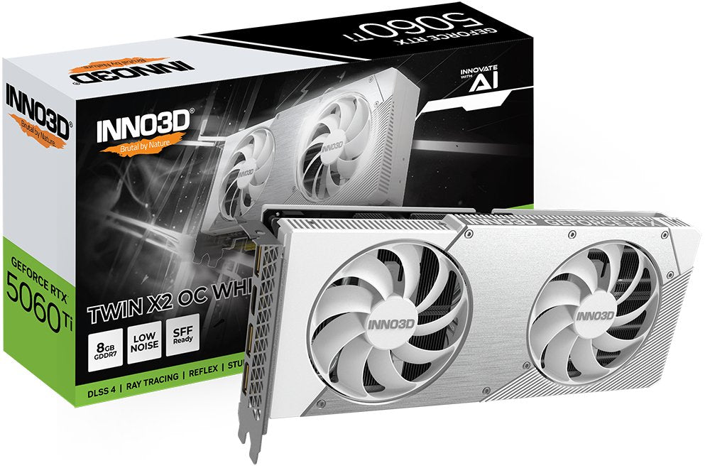 EAN 8886307700759 - INNO3D GeForce RTX 5060 Ti TWIN X2 OC NVIDIA 8 GB GDDR7 imagen 3