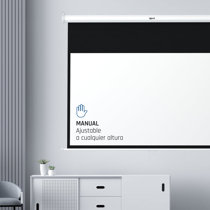 EAN 8435364319673 - iggual PSIMS159 pantalla de proyección 182,9 cm (72") 16:9 imagen 7