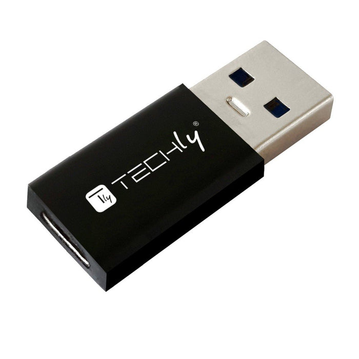 EAN 8059018361414 - Techly IADAP USB3-AFT cambiador de género para cable USB A USB C Negro imagen 6