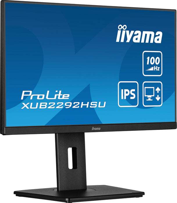 EAN 4948570122554 - iiyama ProLite XUB2292HSU-B6 pantalla para PC 55,9 cm (22") 1920 x 1080 Pixeles Full HD LED Negro imagen 5