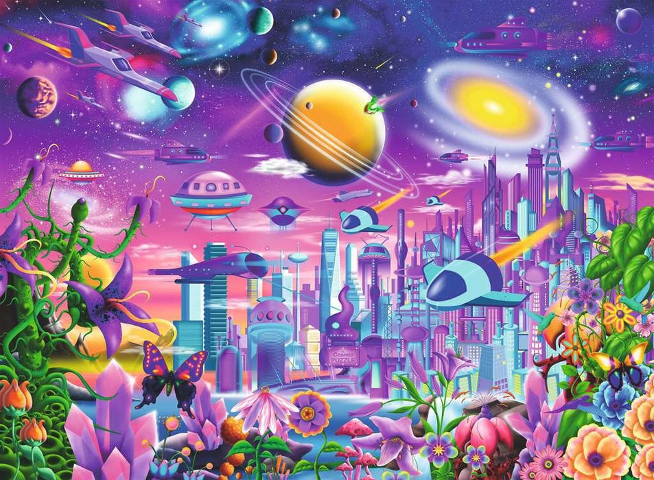 EAN 4005556132911 - Ravensburger Cosmic City Puzzle rompecabezas 200 pieza(s) Fantasía imagen 2