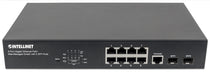 EAN 0766623561167 - Intellinet 561167 switch Gestionado Gigabit Ethernet (10/100/1000) Energía sobre Ethernet (PoE) Negro imagen 4