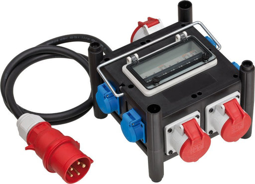 EAN 4007123654499 - Brennenstuhl 1153690400 base múltiple 2 m 5 salidas AC Exterior Negro, Azul, Rojo imagen 1