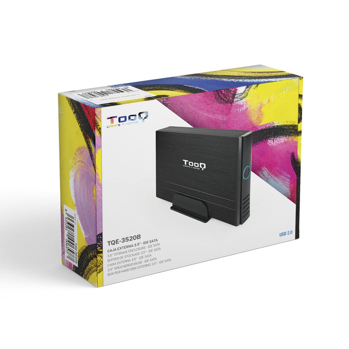 EAN 8433281006577 - TooQ TQE-3520B caja para disco duro externo Caja de disco duro (HDD) Negro 3.5" imagen 6