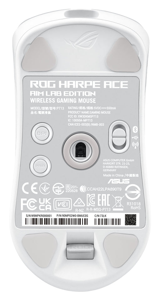 EAN 4711387136560 - ASUS ROG Harpe Ace Aim Lab Edition ratón Juego Ambidextro RF Wireless + Bluetooth + USB Type-C Opto-mecán imagen 2