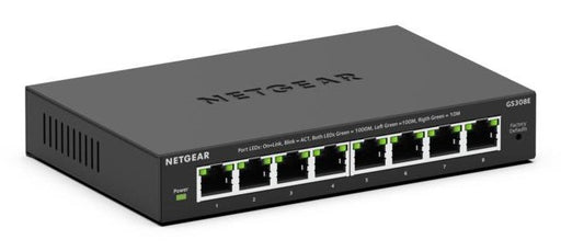 EAN 0606449170061 - NETGEAR GS308E Gestionado L2/L3 Gigabit Ethernet (10/100/1000) Negro imagen 2