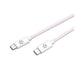 EAN 8021735207696 - Celly USBCUSBCCOTTPK cable USB 1,5 m USB C Rosa, Blanco imagen 2