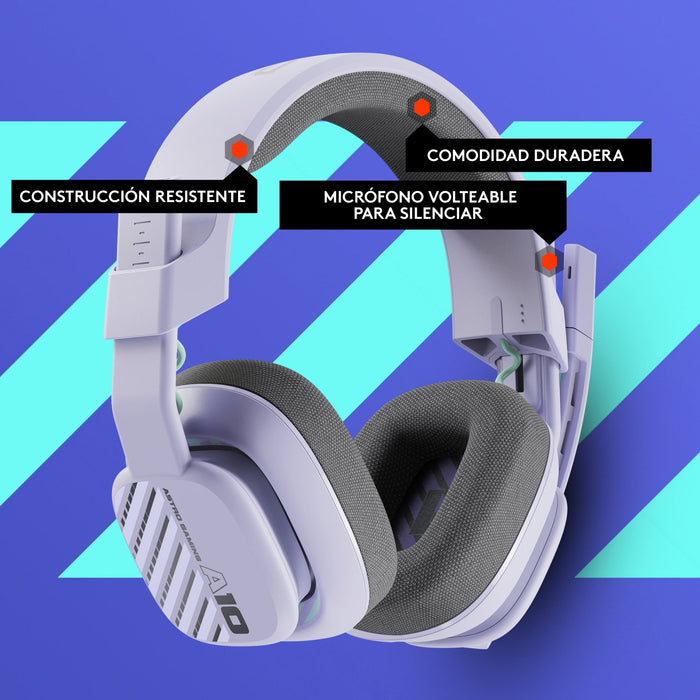 EAN 5099206101586 - ASTRO Gaming A10 Auriculares Alámbrico Diadema Juego Gris, Lila imagen 13
