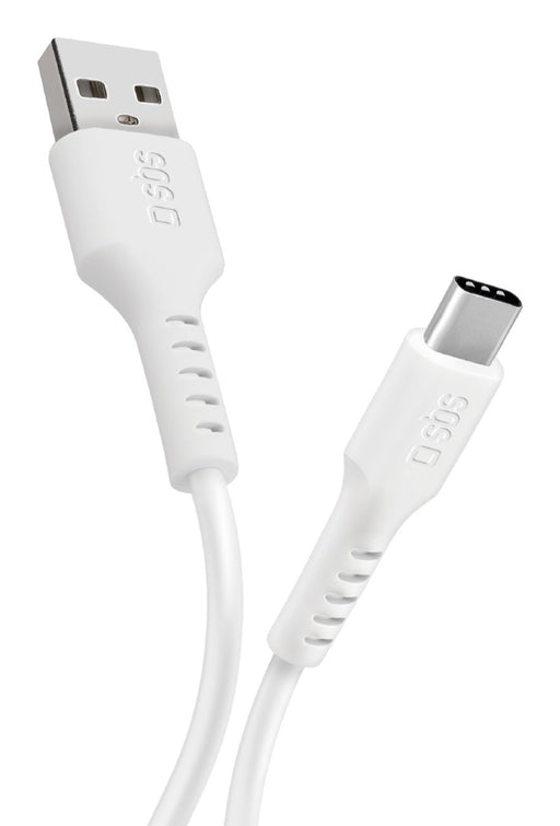 EAN 8018417457654 - SBS TECABLEMICROC10W cable USB USB 2.0 1 m USB A USB C Blanco imagen 1