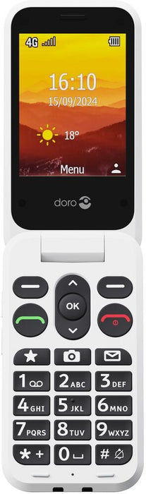 EAN 7322460087463 - Doro Leva L30 7,11 cm (2.8") 142,7 g Negro, Blanco Característica del teléfono imagen 1