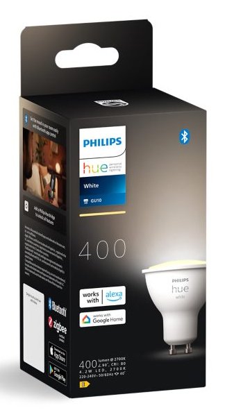 EAN 8720169230170 - Philips Hue White GU10 Punto de iluminación inteligente Bluetooth/Zigbee 4,2 W imagen 3