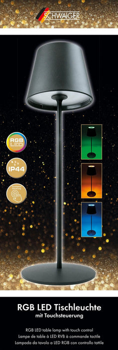 EAN 4004005039368 - Schwaiger TILA0203 lámpara de mesa 0,2 W LED Negro imagen 6