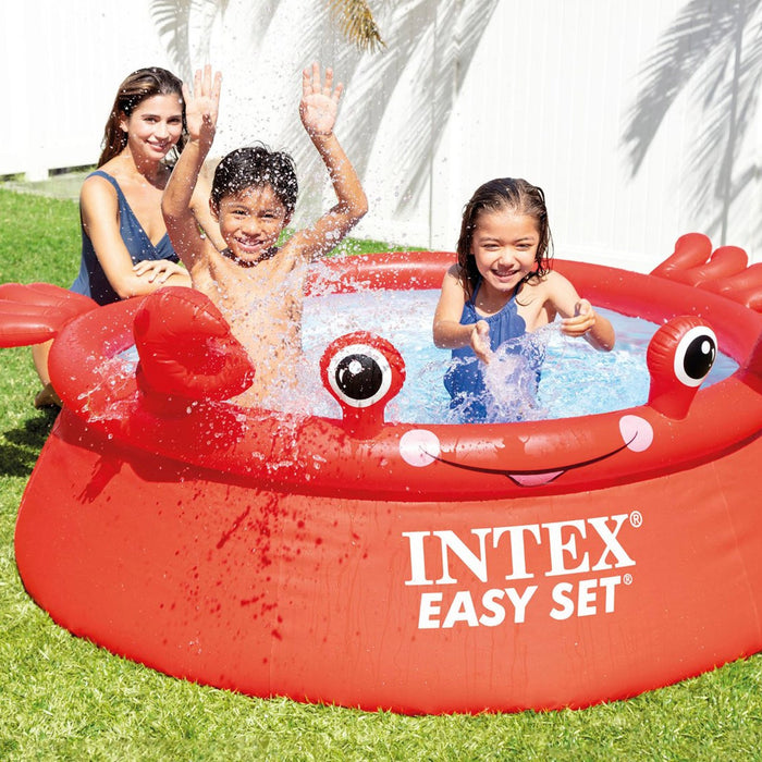EAN 6941057420455 - Intex Happy Crab Easy Set Pool Piscina hinchable Alrededor 880 L Rojo imagen 3