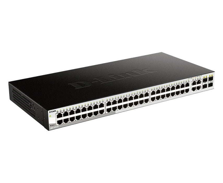 EAN 0790069467790 - D-Link DGS-1210-52 Gestionado L2 Gigabit Ethernet (10/100/1000) 1U Negro imagen 2