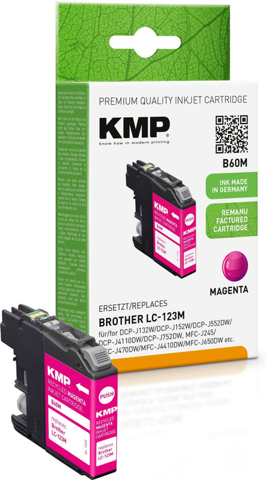 EAN 4011324370850 - KMP B60M cartucho de tinta 1 pieza(s) Compatible Magenta imagen 1