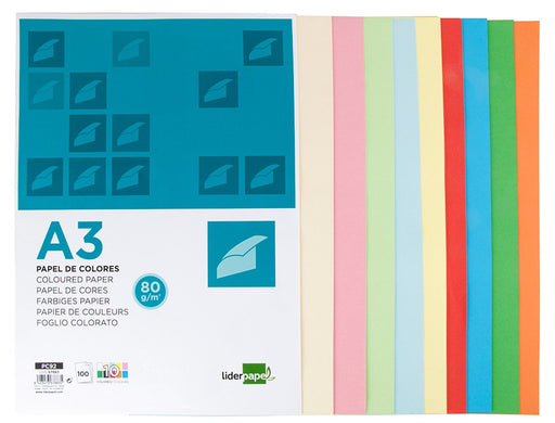 EAN 8423473678835 - Liderpapel PC92 papel decorativo Bloc de hojas de papel para bellas artes 100 hojas imagen 2