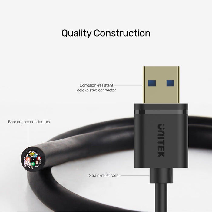 EAN 4894160026354 - UNITEK Y-C456GBK cambiador de género para cable USB Type-A Negro imagen 5