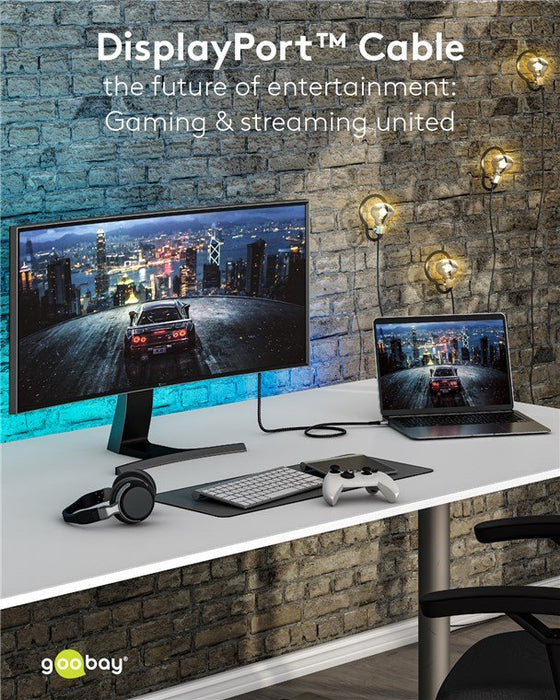 EAN 4040849756856 - Goobay 75685 cable DisplayPort 2 m Negro imagen 7