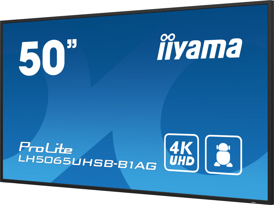 EAN 4948570123568 - iiyama LH5065UHSB-B1AG pantalla de señalización Pantalla plana para señalización digital 125,7 cm (49.5") imagen 7