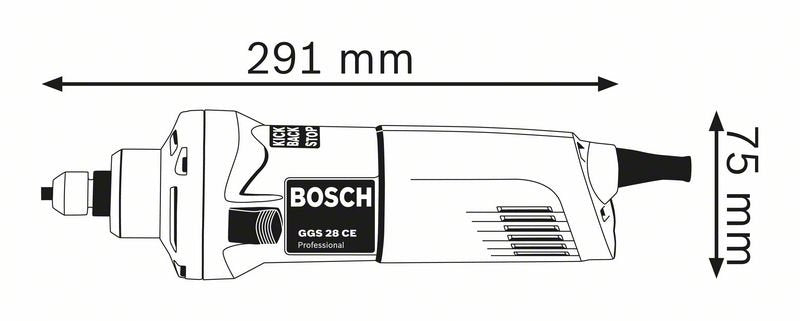 EAN 3165140584814 - Bosch 0 601 220 100 amoladora recta y rectificadora de matriz 10000 RPM 650 W imagen 2