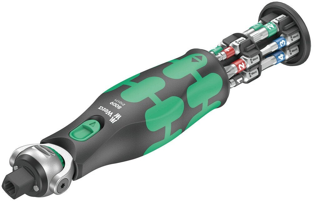 EAN 4013288221834 - Wera 05004280001 llave de carraca 13 pieza(s) Negro, Verde imagen 1