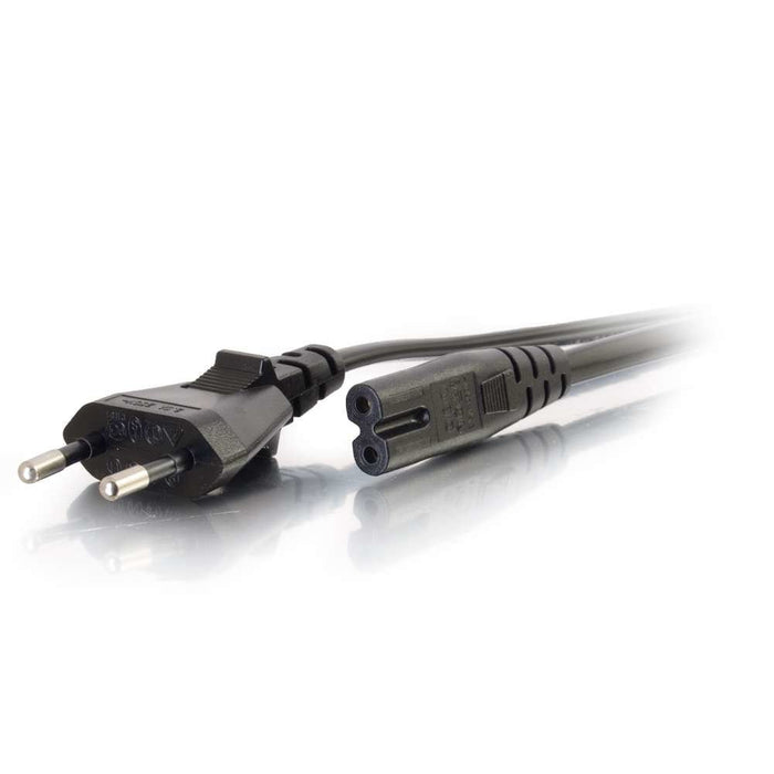 EAN 757120806189 - C2G 80618 cable de transmisión Negro 3 m CEE7/7 C7 acoplador imagen 2