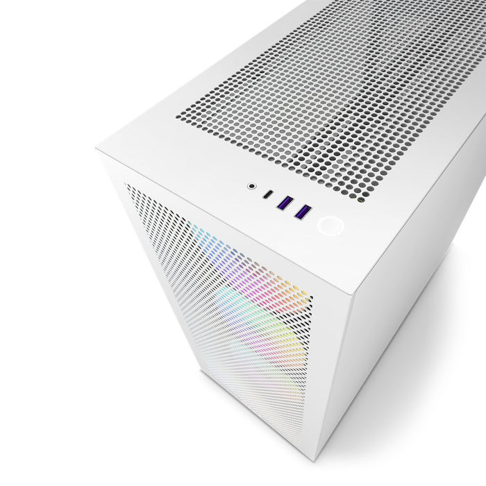 EAN 5056547203546 - NZXT H7 Flow RGB Midi Tower Blanco imagen 4