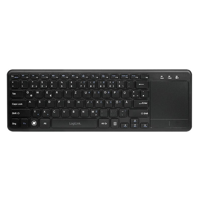 EAN 4052792055276 - LogiLink ID0188 teclado Hogar RF inalámbrico QWERTZ Negro imagen 2
