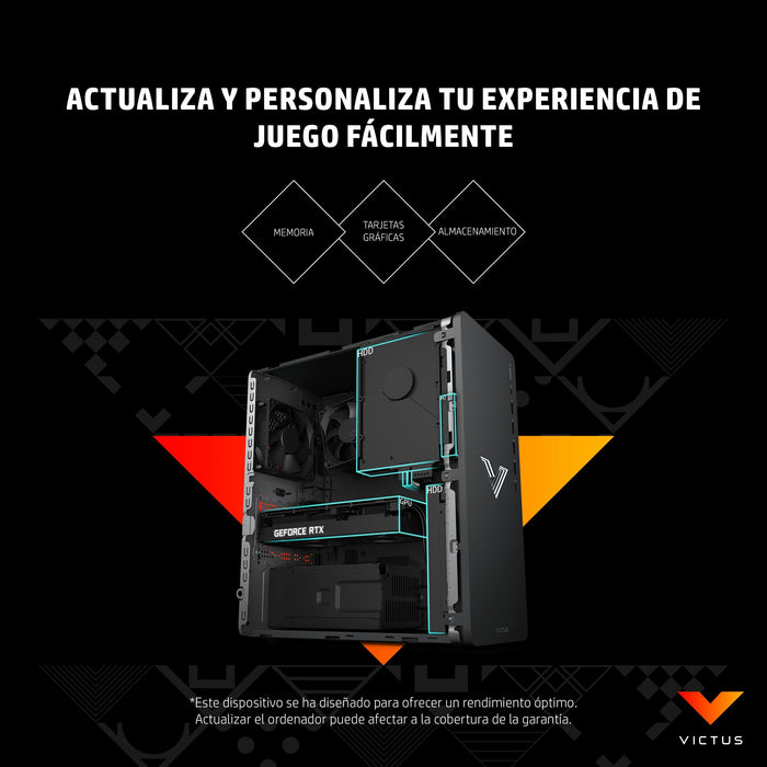 EAN 0196786500466 - Victus by HP 0130ns PC AMD Ryzen™ 5 5600G 16 GB DDR4-SDRAM 512 GB SSD NVIDIA GeForce GTX 1660 SUPER Windo imagen 17
