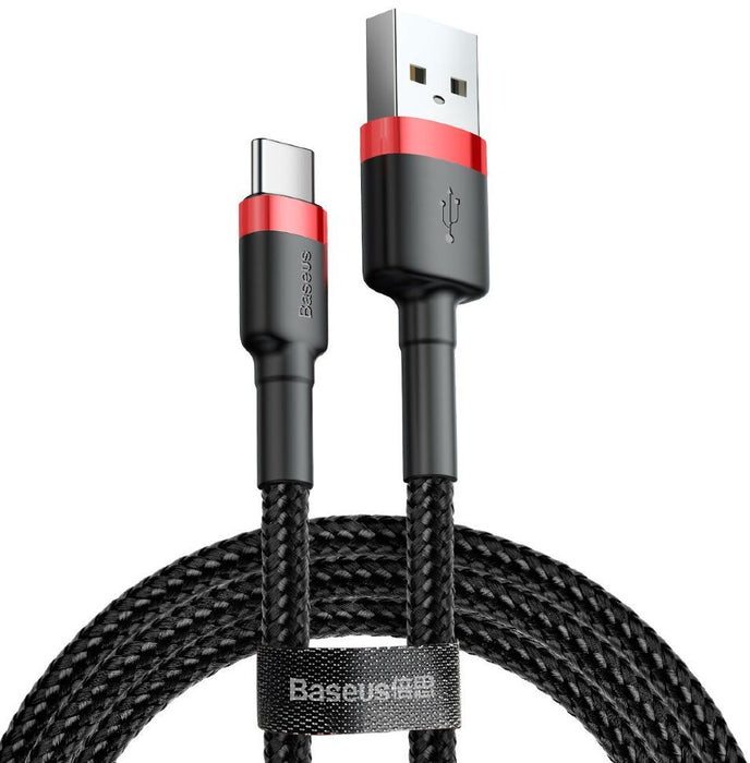 EAN 6953156278240 - Baseus Cafule cable USB 2 m USB A USB C Negro, Rojo imagen 1