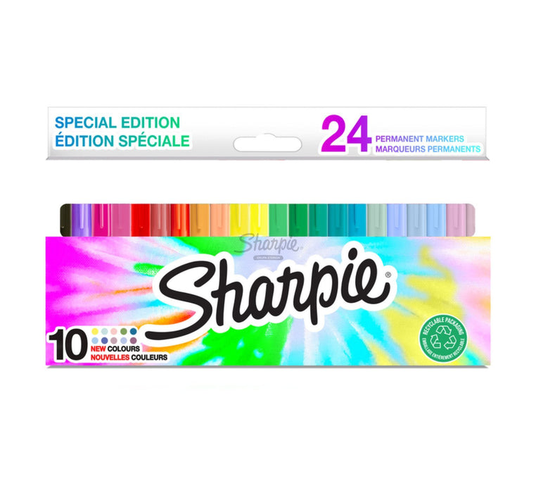 EAN 3026981808340 - Sharpie 2180834 marcador 24 pieza(s) Punta fina Negro, Azul, Gris, Naranja, Rosa, Púrpura, Rojo, Amarillo imagen 1