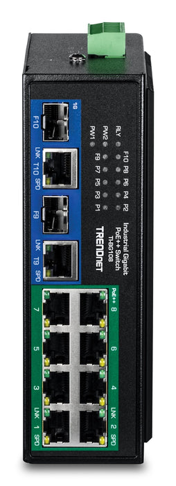 EAN 0710931162943 - Trendnet TI-BG108 switch Gigabit Ethernet (10/100/1000) Energía sobre Ethernet (PoE) Negro imagen 2