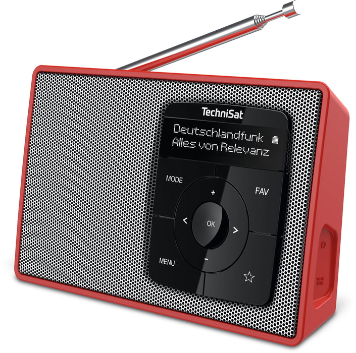 EAN 4019588339101 - TechniSat DIGITRADIO 2 Portátil Digital Rojo, Plata imagen 3