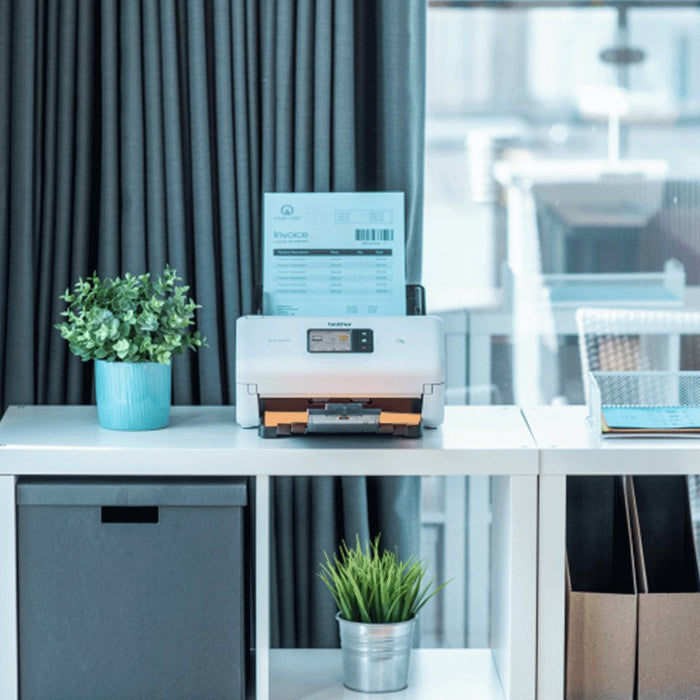 EAN 4977766838443 - Brother ADS-4550W Escáner con alimentador automático de documentos (ADF) 600 x 600 DPI Negro, Blanco imagen 4