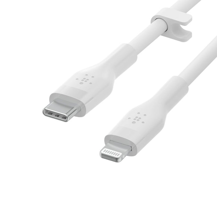 EAN 0745883832101 - Belkin Cbl Silicone USB-C LTG 3M blc Blanco imagen 4